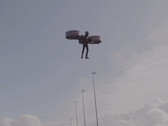 Een persoon die met CopterPack3 vliegt (Afbeeldingsbron: CopterPack; screenshot)