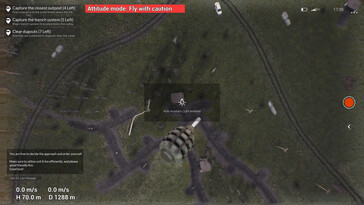 Afbeelding: Een screenshot van de gameplay van Drone Perspective.