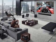 LG&#039;s OLED evo M5 TV (foto) wordt geleverd met een Zero Connect Box. (Afbeeldingsbron: LG)