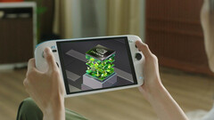 Het geruchtmakende partnerschap tussen MediaTek en Nvidia zal naar verluidt een nieuwe aangepaste gaming handheld SoC opleveren (Afbeeldingsbron: Ayaneo en Nvidia [Bewerkt])