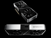 Een gerenderde afbeelding van de GeForce RTX 3060 Founders Edition GPU