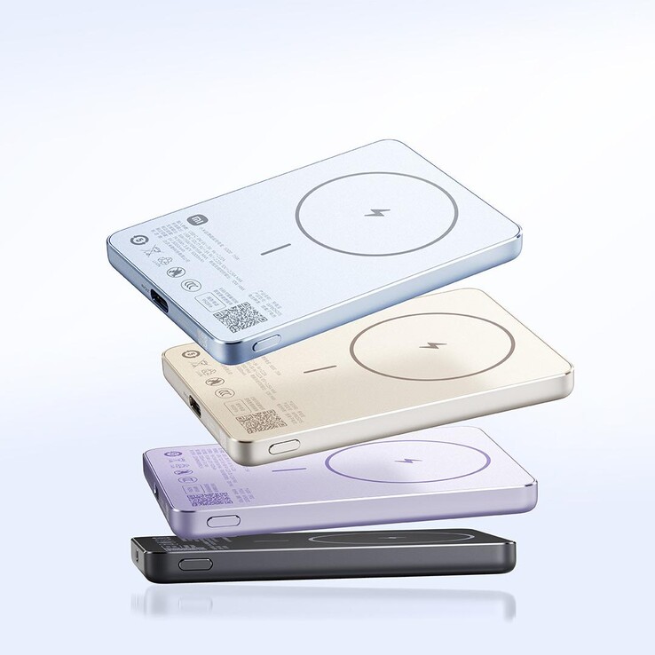De Xiaomi Magnetic Ultra-thin Power Bank 5000 7.5W. (Afb. bron: Xiaomi)