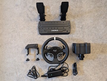 Moza R5 Racing bundel inhoud doos