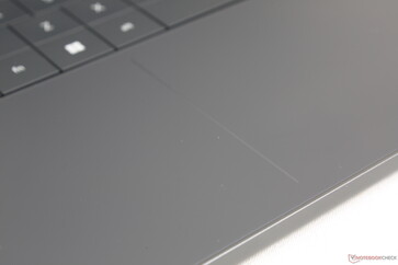 Er zijn nu visuele contouren langs de randen van het clickpad