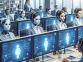 Slechte bots vallen steeds vaker callcenters van klantenservice aan. (Afbeeldingsbron: MS Bing/DALL-E 3)
