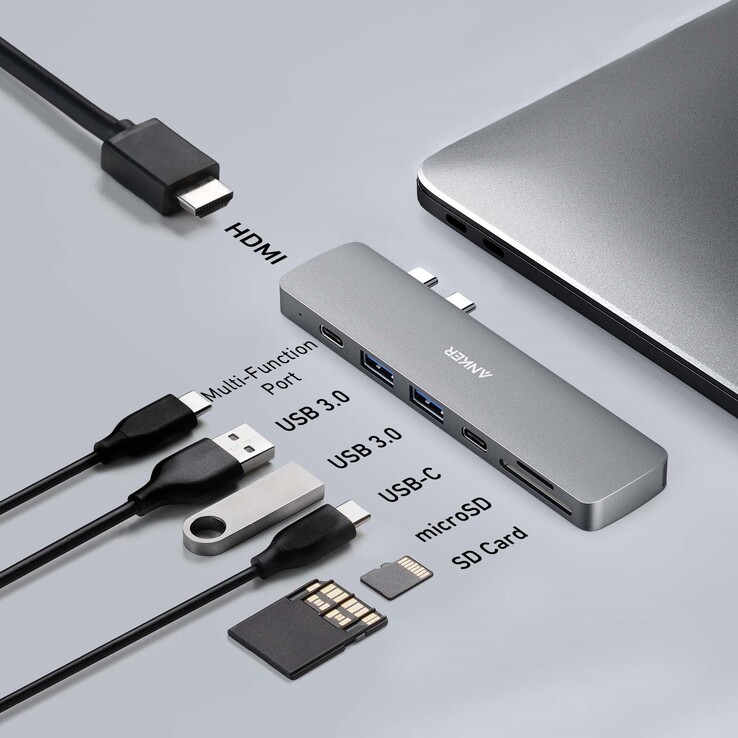 De oude Anker 547 USB-C Hub (7-in-2). (Beeldbron: Anker)