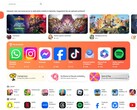Aptoide app store op het web (Bron: Eigen)
