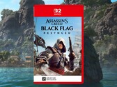 Afbeelding van de verpakking van Assassin's Creed: Black Flag Resynced voor de Switch 2 getoond
