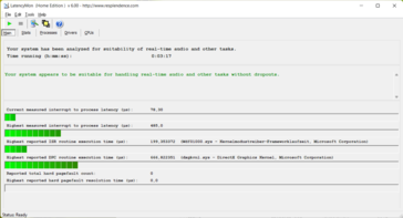 Door de lage DPC latencies van 485 µs ...