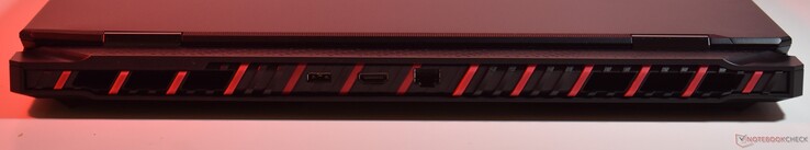 achterkant: eigen opladen, HDMI, RJ45-Ethernet