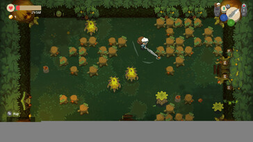 Afbeelding: Een screenshot van de gameplay van Moonlighter.