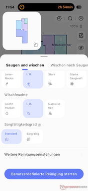 Schoonmaakinstellingen