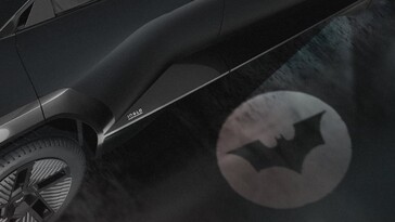 De Mahindra Batman EV buitenspiegelplas (Afbeelding bron: Mahindra)