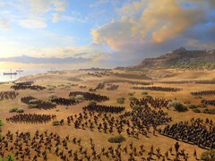 Een afbeelding van een leger in A Total War Saga: Troy, nu met 66% korting op Steam.