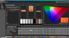 ColorChecker vóór kalibratie