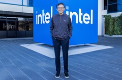 Lip-Bu Tan op het hoofdkantoor van Intel. De aandelenkoers van het bedrijf is ongeveer verviervoudigd sinds hij CEO werd.