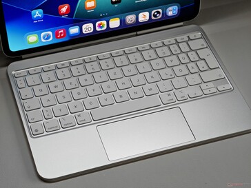 Een comfortabel toetsenbord en trackpad...