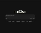 Startscherm van de Kimi-webinterface met invoerveld en K3-logo
