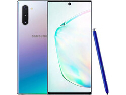 Getest: de Samsung Galaxy Note 10 smartphone. Testtoestel voorzien door notebooksbilliger.de.