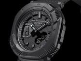 Casio's Pro Trek PRJ-B001WM-1 is uitgerust met een zwarte vlamvertragende band die ook bijdraagt aan de geheel zwarte esthetiek. (Afbeeldingsbron: Casio)