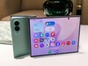 Het scherm en de achterzijde van de Galaxy Z Fold 8