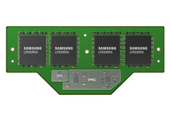 60% kleiner dan gewone SO-DIMM&#039;s (Afbeelding Bron: Samsung)