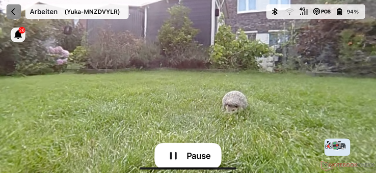 U kunt de tuin ook op afstand bekijken via live video