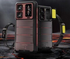 De Oukitel WP300 heeft één grote kracht: het semi-modulaire ontwerp. Een helder licht en een secundair scherm zijn inbegrepen. (Afbeeldingsbron: Oukitel)