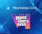 PlayStation Store banner met GTA 6 logo wordt getoond