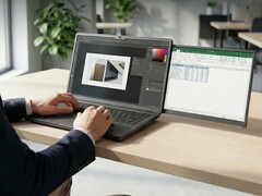 SpectraSlideOut is een secundair MacBook beeldscherm met een nogal ongebruikelijke vormfactor