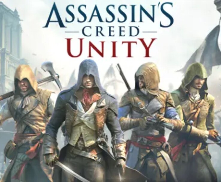 Officieel Assassin's Creed Unity artwork met Arno Dorian en andere huurmoordenaars.