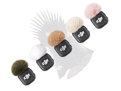 Het lijkt erop dat DJI de Mic 3 windschermen in meerdere kleuren gaat aanbieden, in tegenstelling tot de vorige generaties. (Afbeeldingsbron: via Igor Bogdanov)