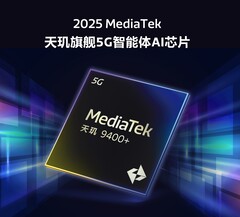 De MediaTek Dimensity 9400+ verschijnt op 11 april. (Afbeelding Bron: MediaTek)