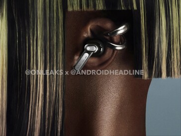 Model met de linkeroordop (Afbeeldingsbron: Android Headlines)