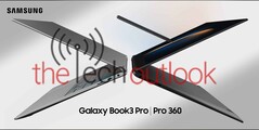 Samsung Galaxy Book 3 Pro en Galaxy Book 3 Pro 360. (Beeldbron: TheTechOutlook)