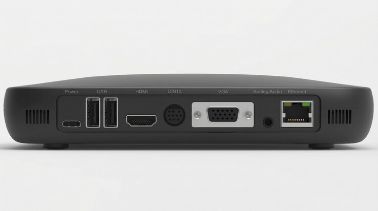 De reguliere SuperStation One beschikt over HDMI naast speciale analoge video-uitgangen, waaronder VGA en DIN10, die ontbreken op het Lite-prototype van $200.