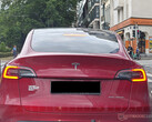 Tesla Model 3 met anti-Musk sticker. (Afbeeldingsbron: Notebookcheck)