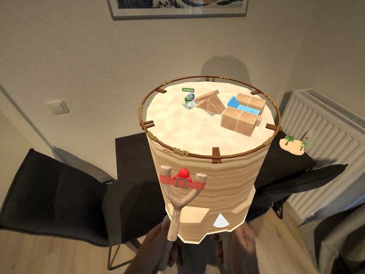 U kunt ook MR spelletjes spelen (bron: Notebookcheck)