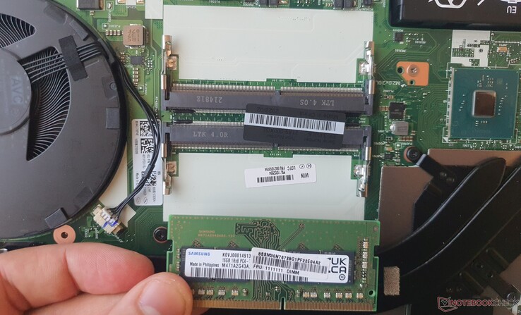 1x 16 GB DDR4-3200 RAM (éénkanaals)