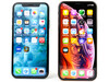 De iPhone X en XS van links naar rechts