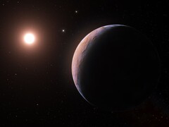 Een artist&#039;s impression van de planeet Proxima d. (Beeldbron: Handout / European Southern Observatory / AFP)