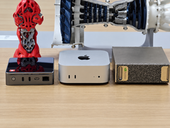 Sipeeds MaixStation-mini-pc (helemaal links) zou dankzij zijn Axera AX8860P-chip als een lokale AI-krachtpatser op de markt komen
