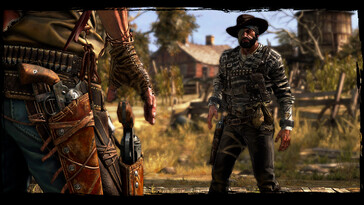 Een afbeelding van een duel in Call of Juarez: Gunslinger.