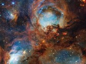 Een gedetailleerde afbeelding van de Kattenpoot (Afbeeldingsbron: NASA, ESA, CSA en STScI; bijgesneden)