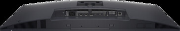 Dell UltraSharp 32 QD-OLED monitorpoorten. (Afbeelding bron: Dell)