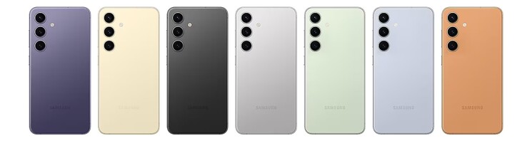 De kleuren van de Samsung Galaxy S24