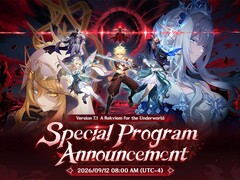 Promotie-illustratie voor het speciale programma van Genshin Impact versie 7.1.