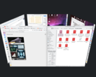 Het kubuseffect in het bureaubladoverzicht keert terug met Plasma 6 (bron: KDE)