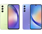 De Galaxy A54 en Galaxy A34 worden een kleurrijk paar als ze volgende maand aankomen. (Beeldbron: WinFuture)