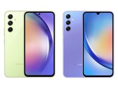 De Galaxy A54 en Galaxy A34 worden een kleurrijk paar als ze volgende maand aankomen. (Beeldbron: WinFuture)